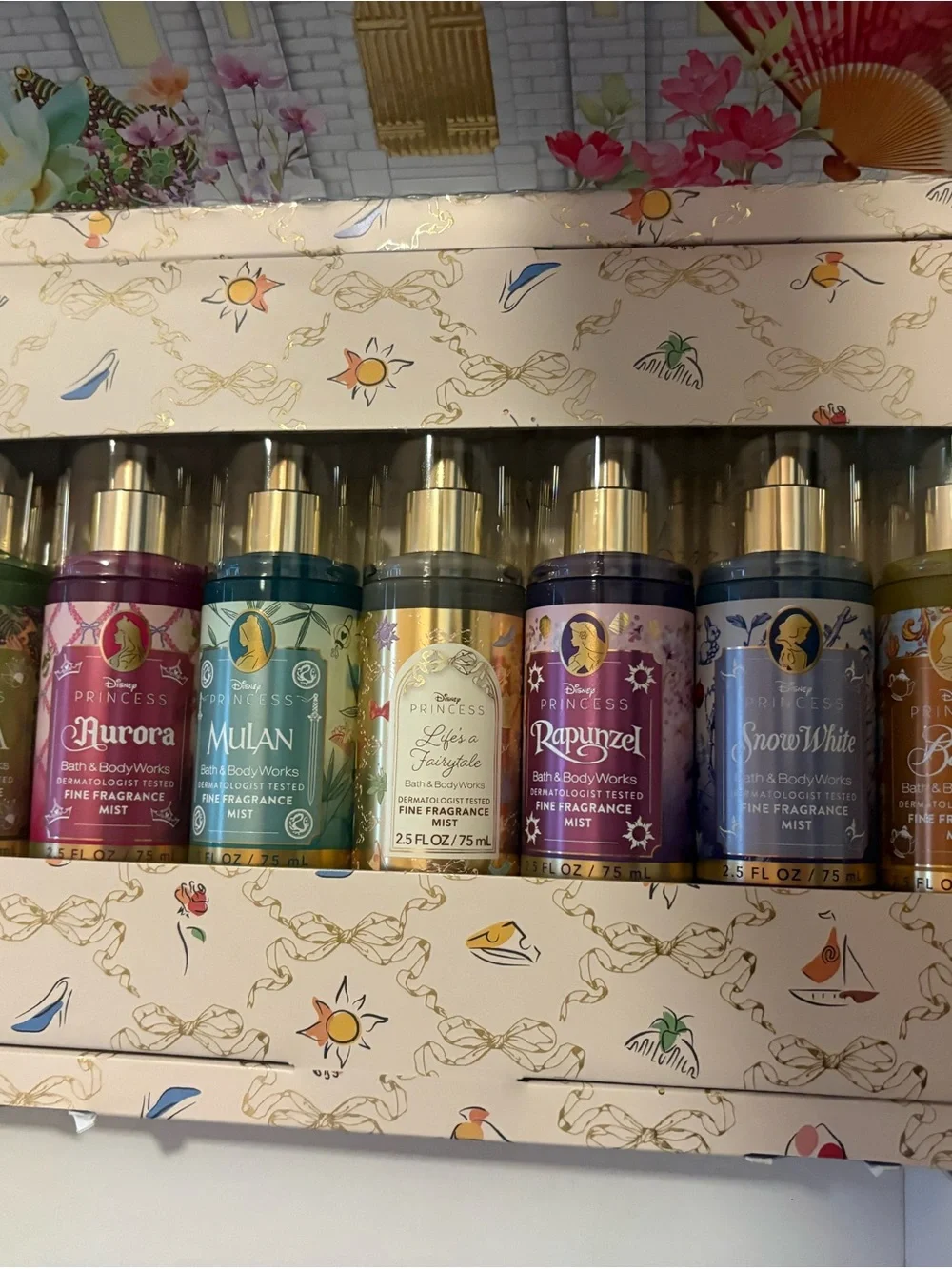 Disney Princess Bath & Body Works Gift Box - Gold & White